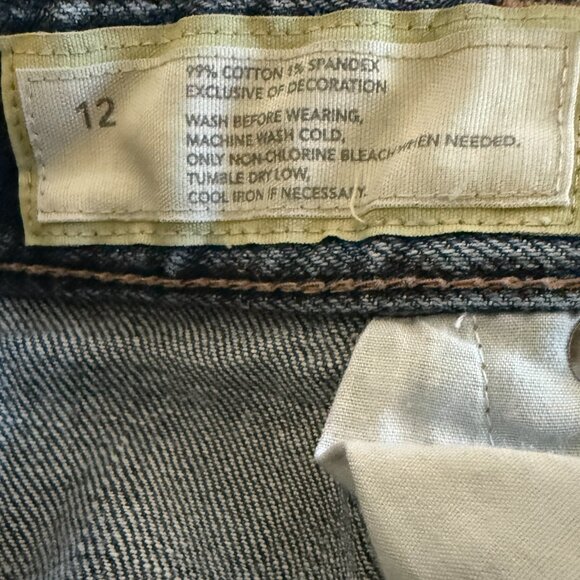 Loft Women's Sz 12 Curvy Boot Medium Wash Blue Jeans - Picture 6 of 7